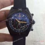 Replica Breitling Chronomat B01 Black Watch Leather Band 46mm 